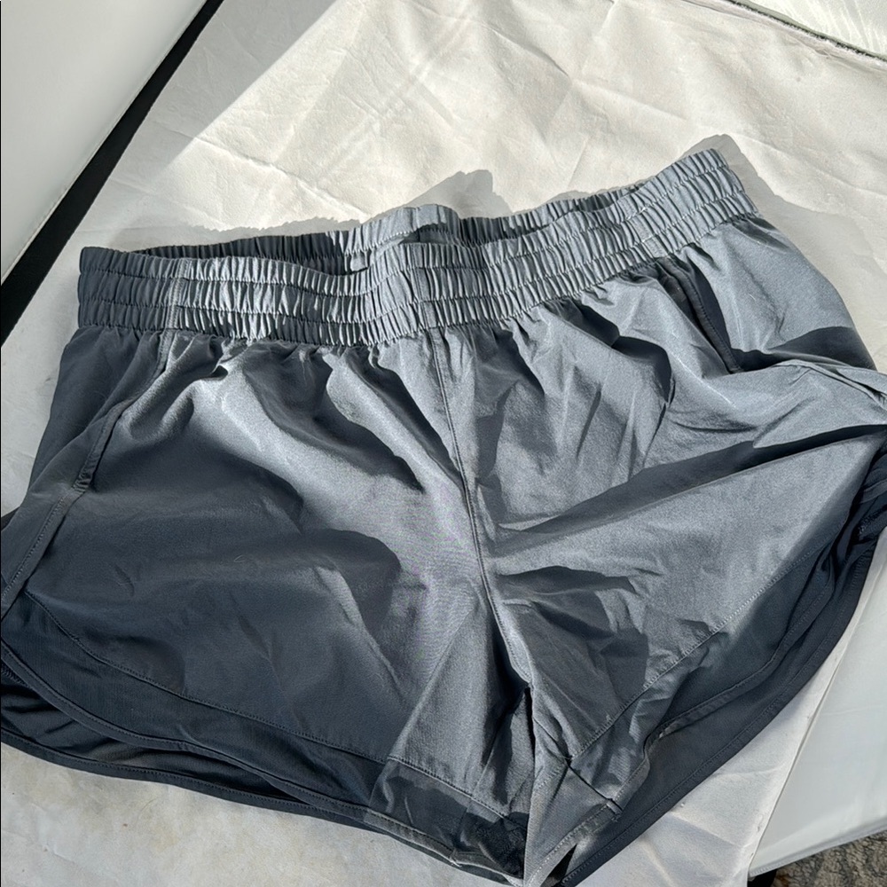 Athleta - grey/blue Athletic Shorts